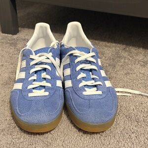 Adidas Gazelle periwinkle and white women's size 8